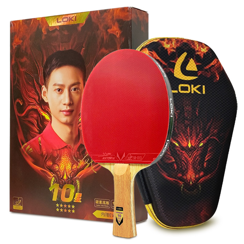 Badminton Racket Carbon - Original LOKI Table Tennis Racket Dragon