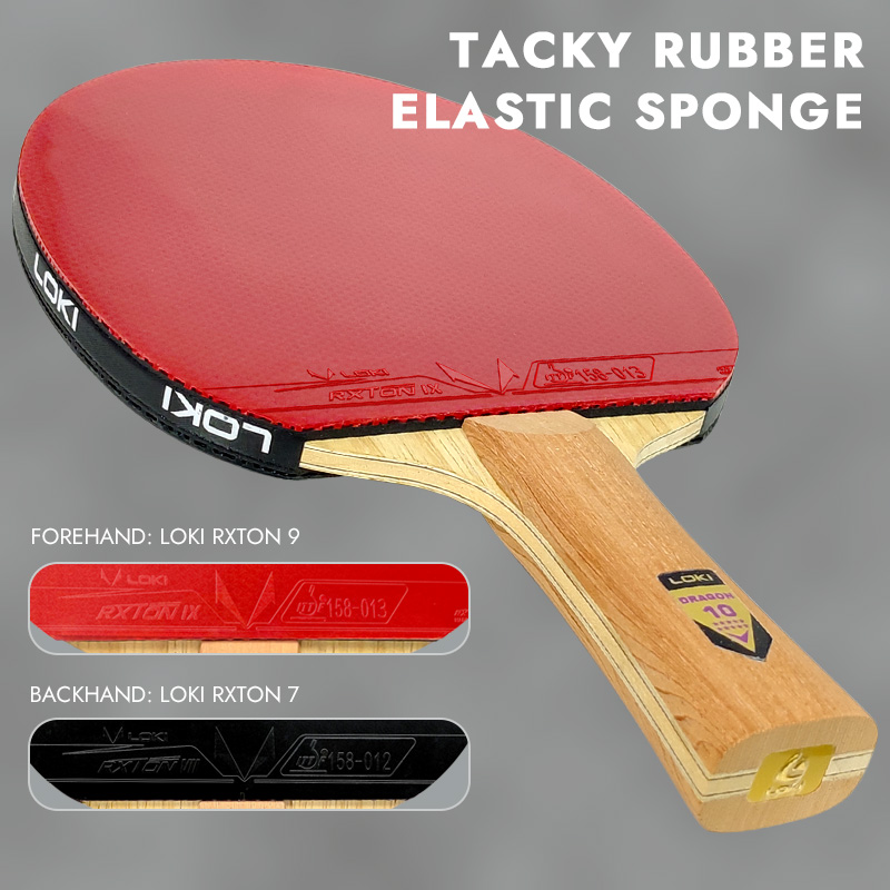 LOKI DRAGON 10 STAR Table Tenn - Badminton Racket Carbon 评论和价格