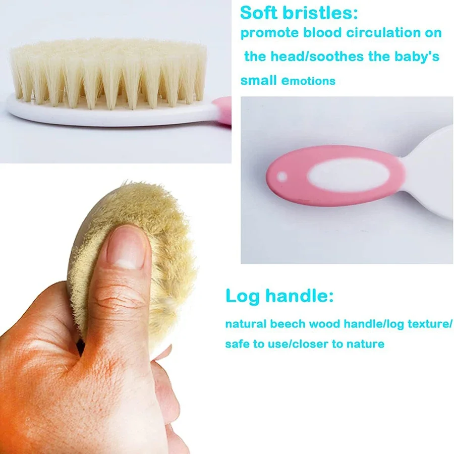 Baby Hair Brush Set for Newbor - Swim Cap Silicone 评论和价格