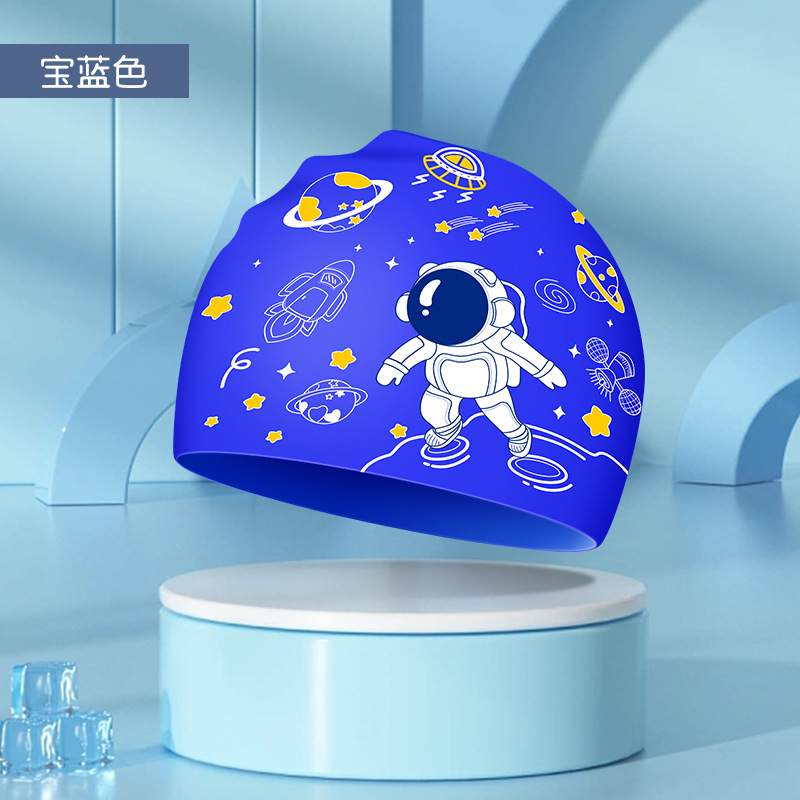 Kids Boys Girls Swim Cap High  - Swim Cap Silicone 评论和价格
