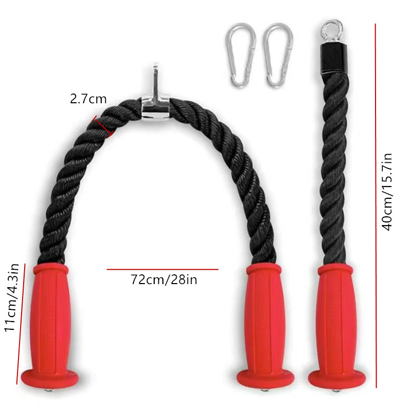 Ergonomic Tricep Ropes Non-Sli - Sports Equipment Images 评论和价格
