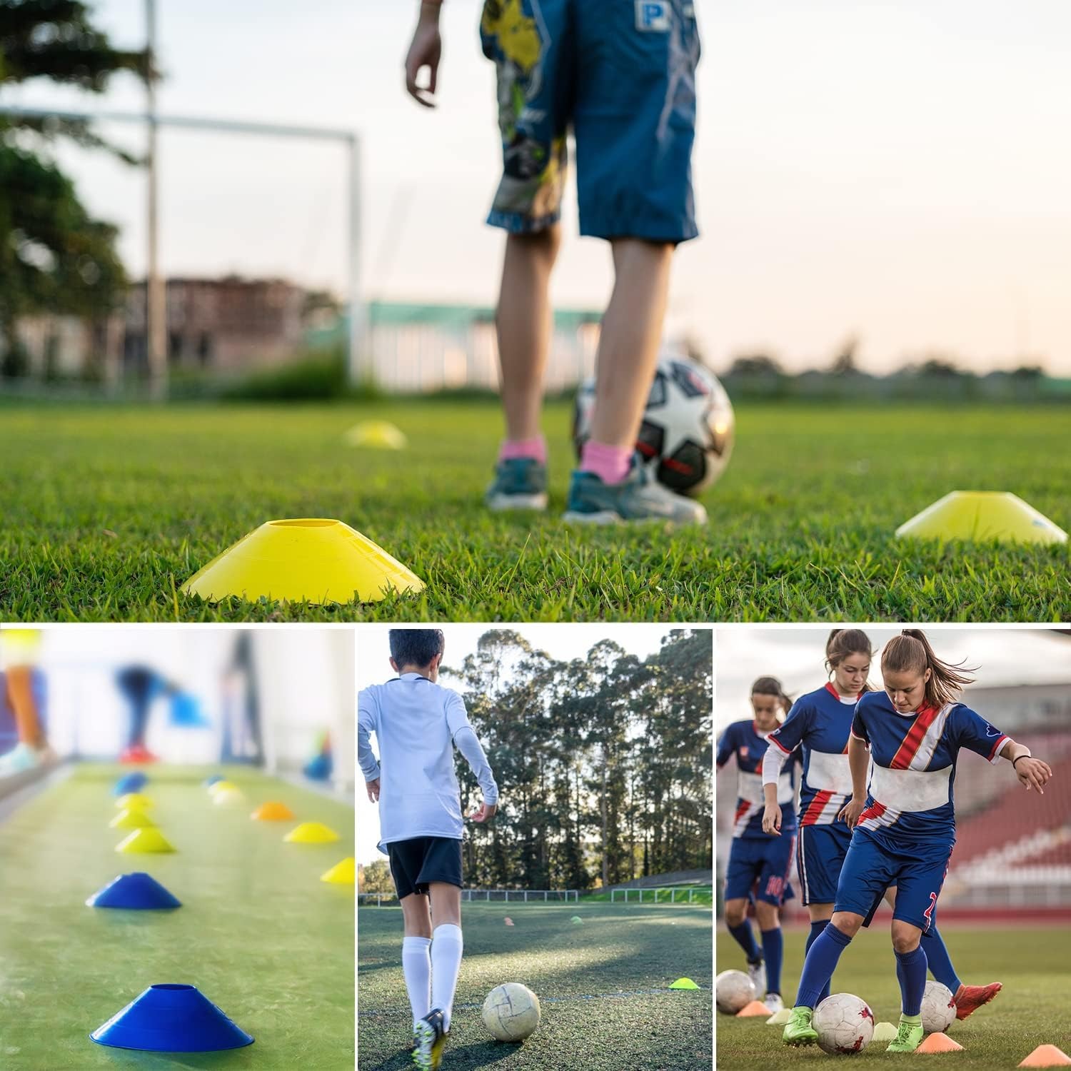 5 Pcs Football Training Plates - Sports Equipment Training 评论和价格