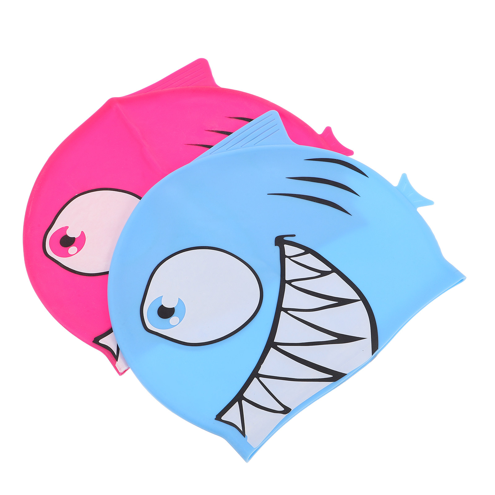 2Pcs Children Silicone Swim Ca - Swim Cap Silicone 评论和价格
