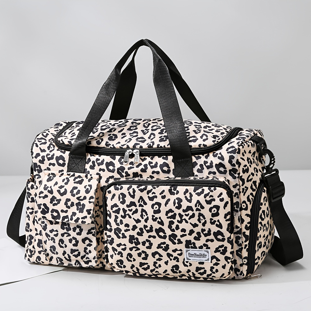 Large-Capacity Leopard Print T - Sports Equipment Storage 评论和价格