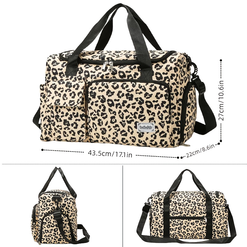Large-Capacity Leopard Print T - Sports Equipment Storage 评论和价格