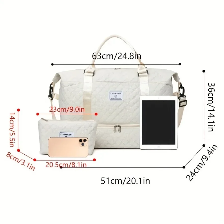 2pcs Set Large Capacity Travel - Sports Equipment Storage 评论和价格