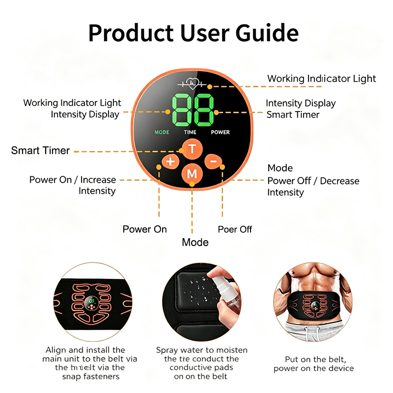 Abdominal Toning Belt Smart Ab - Sports Equipment Images 评论和价格