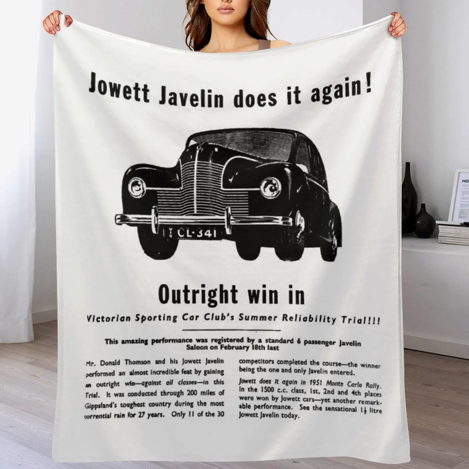 JOWETT JAVELIN Throw Blanket S - Javelin Throwing 评论和价格