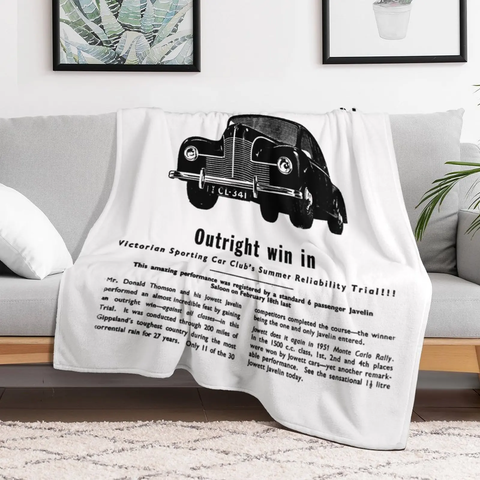 JOWETT JAVELIN Throw Blanket S - Javelin Throwing 评论和价格