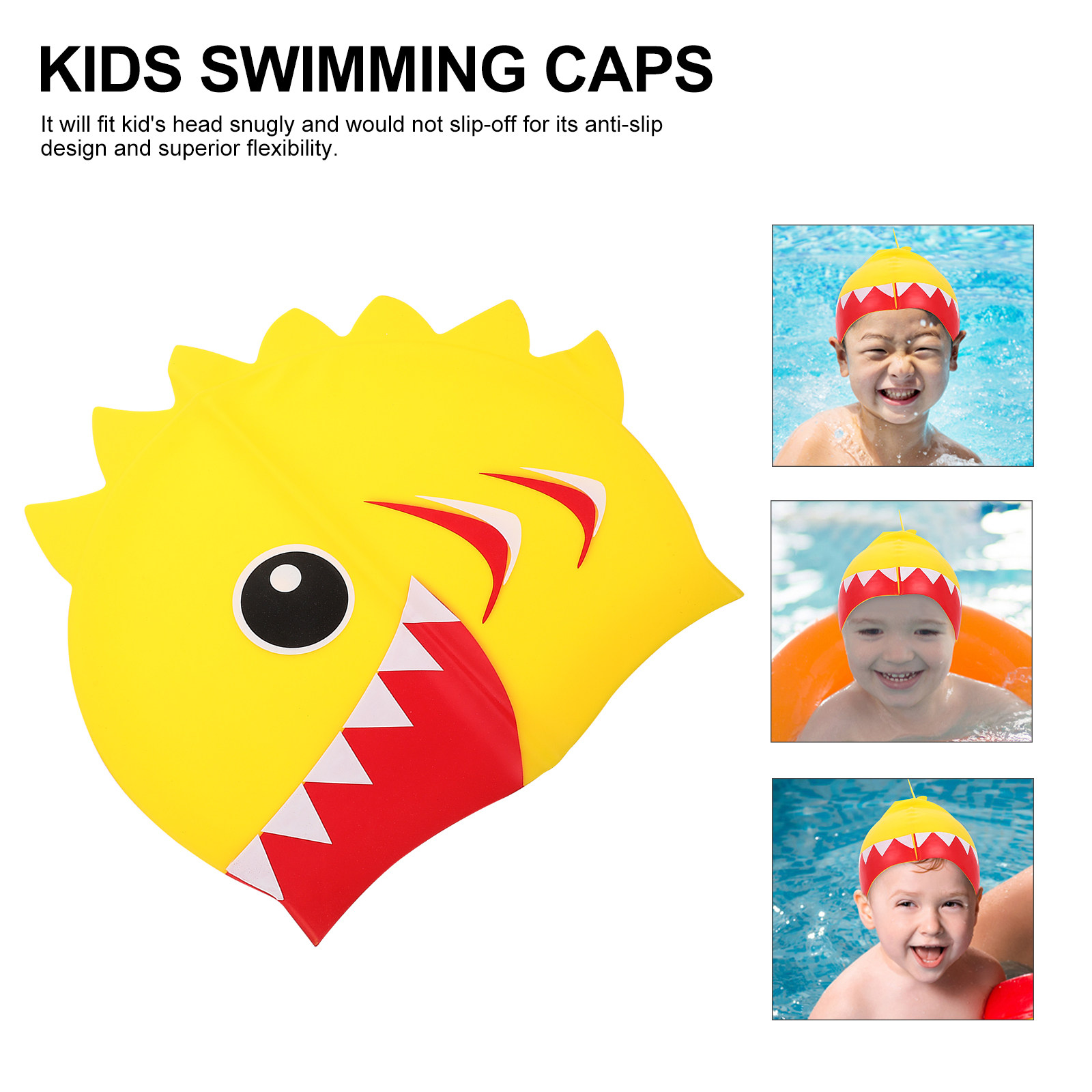 Kids Silicone Swim Caps Waterp - Swim Cap Silicone 评论和价格