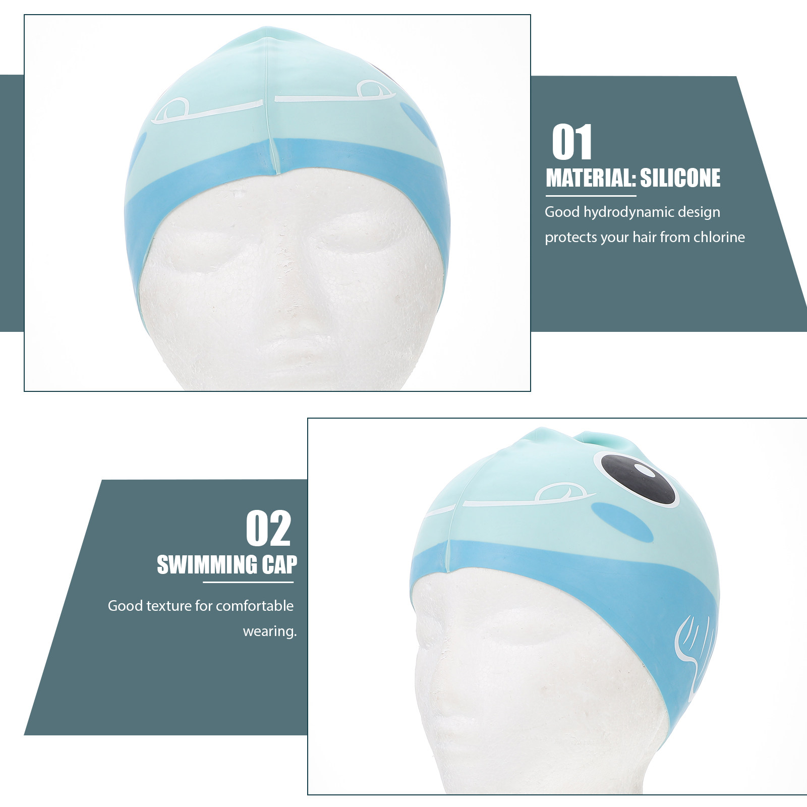 Silicone Swim Cap Cartoon Kids - Swim Cap Silicone 评论和价格
