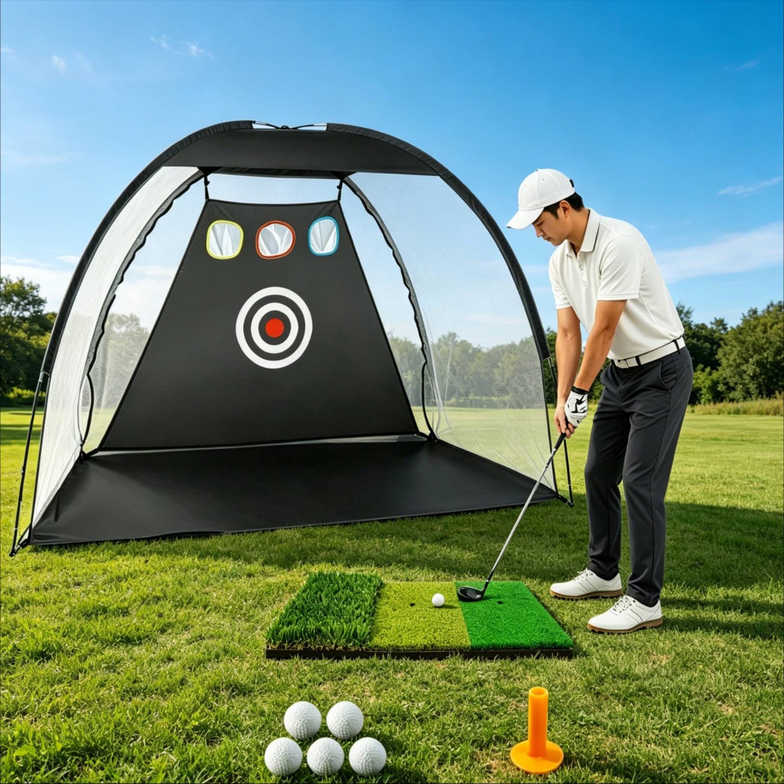 Golf Hitting Net Portable Golf - Sports Equipment You Hit 评论和价格