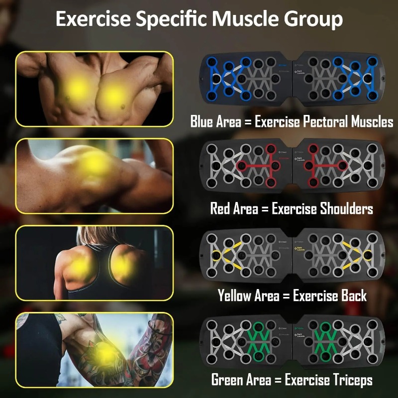 Foldable Push Up Board with Re - Sports Equipment Images 评论和价格