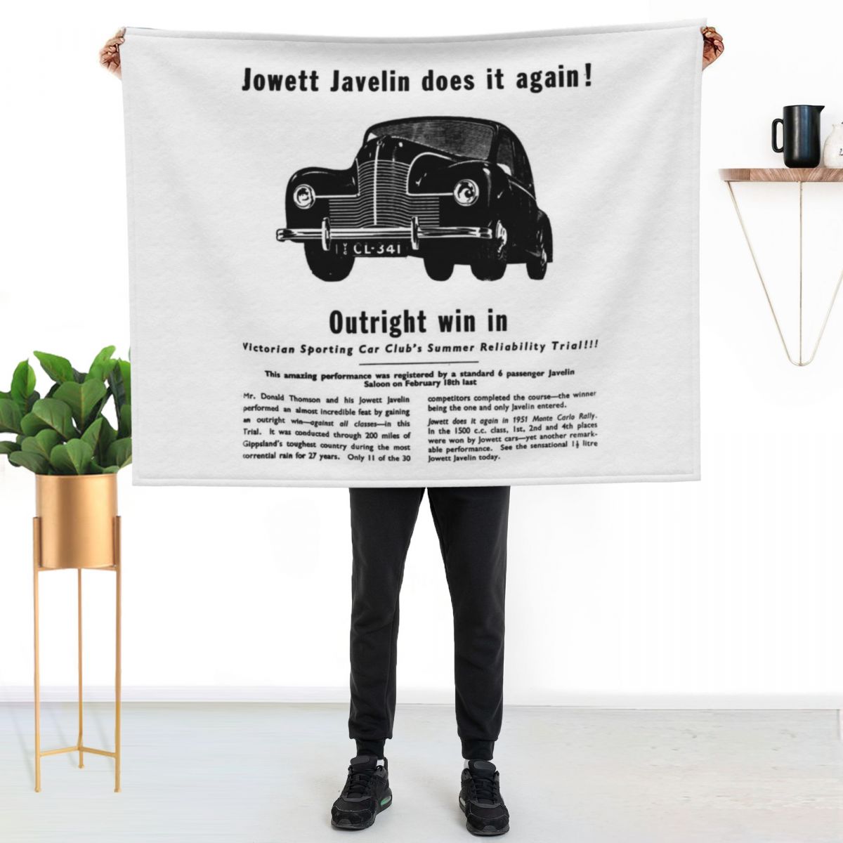 JOWETT JAVELIN Throw Blanket F - Javelin Throwing 评论和价格